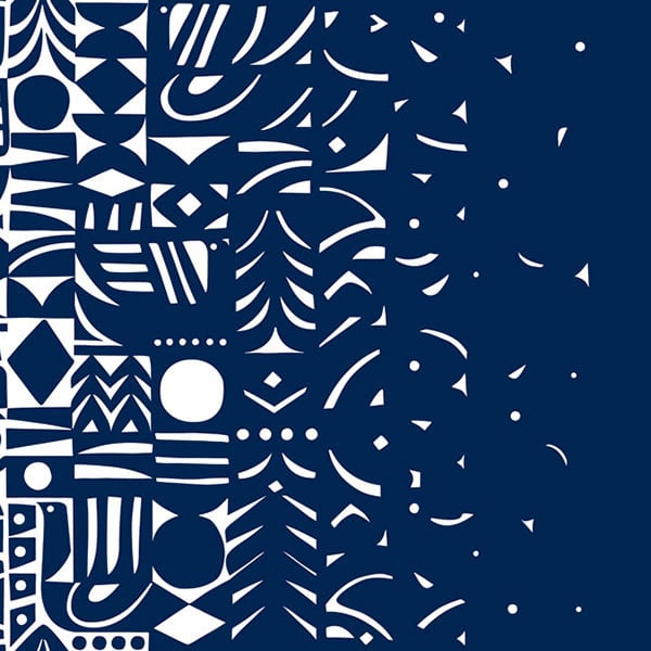 Galerie Wallpaper Product code: 23325 - Marimekko 5 Wallpaper Collection - Navy Blue Colours -  