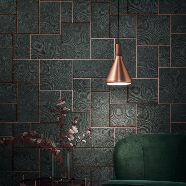 Galerie Wallpaper Product code: 33224_2 - Natural Opulence Wallpaper Collection - Anthracite Colours -  