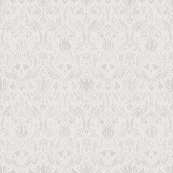Galerie Wallpaper Product code: 51017 - Blomstermala Wallpaper Collection - Beige White Colours -  