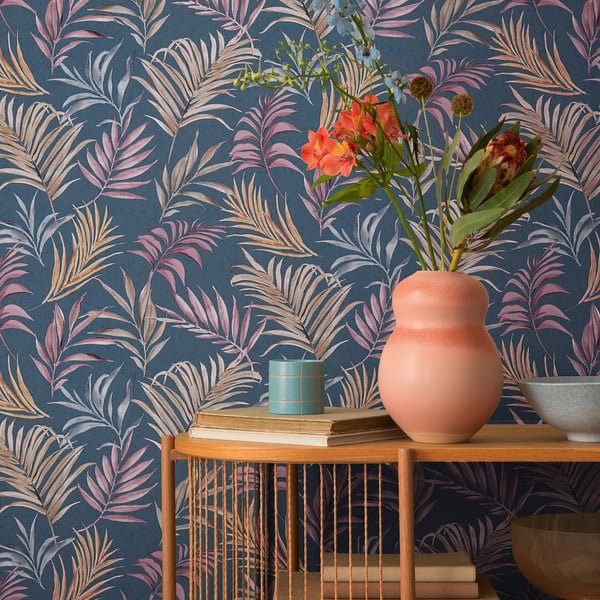 Galerie Wallpaper Product code: CL65282_2 - Cosmo Living Wallpaper Collection - Beige Blue Lilac Colours -  