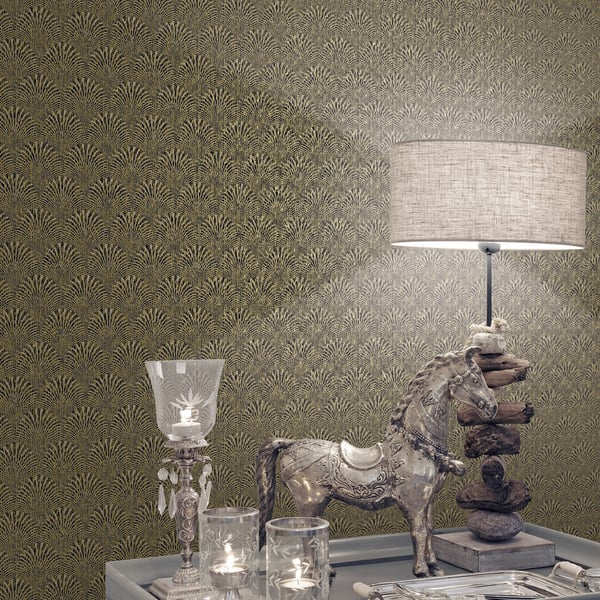 Galerie Wallpaper Product code: F-AF7004_2 - Boutique Wallpaper Collection - Gold Colours -  