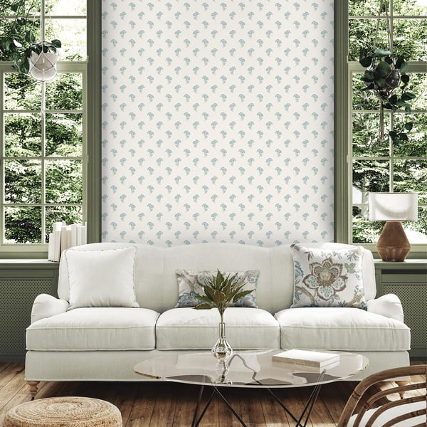 Galerie Wallpaper Product code: FC60812_2 - French Country Wallpaper Collection - Lake Blue Colours -  