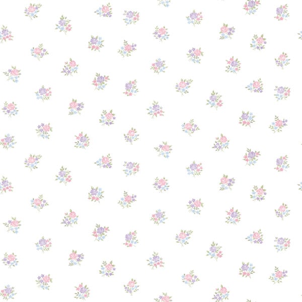 Galerie Wallpaper Product code: G23275 - Country Cottage Wallpaper Collection - Pink Lilac Blue Green Colours -  