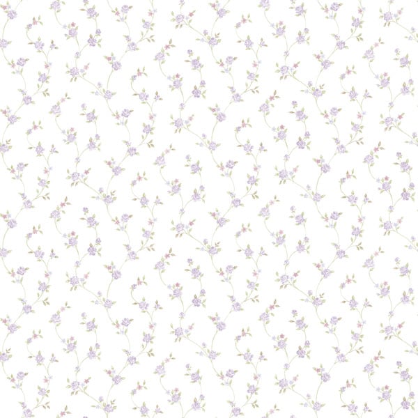 Galerie Wallpaper Product code: G23282 - Country Cottage Wallpaper Collection - Lilac Pink Green Colours -  