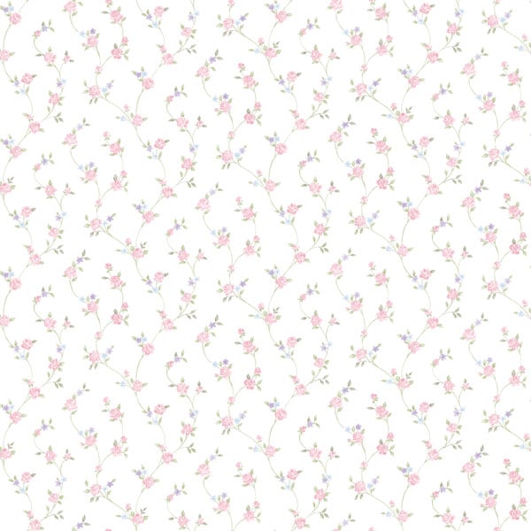 Galerie Wallpaper Product code: G23285 - Country Cottage Wallpaper Collection - Pink Lilac Blue Green Colours -  