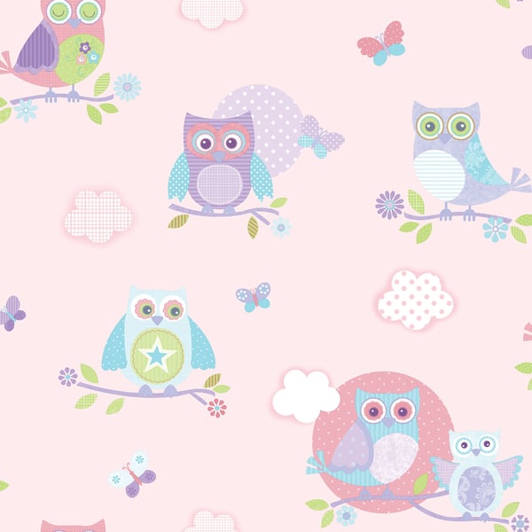 Galerie Wallpaper Product code: G56036 - Just 4 Kids 2 Wallpaper Collection - Pink Blue Purple Green Colours -  