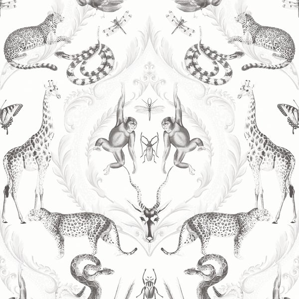 Galerie Wallpaper Product code: G78314 - Bazaar Wallpaper Collection - White Greys Colours -  