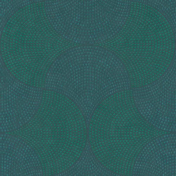 Galerie Wallpaper Product code: HV41047 - Havana Wallpaper Collection - Blue Green Metallic Colours -  