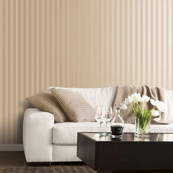 Galerie Wallpaper Product code: SK34759R - Simply Silks 4 Wallpaper Collection - Brushed Metallic Gold Colours -  