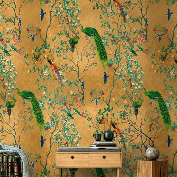 Galerie Wallpaper Product code: WH45248M_2 - Welcome Home Murals Wallpaper Collection - Multi-colour, Yellow, Green Colours -  