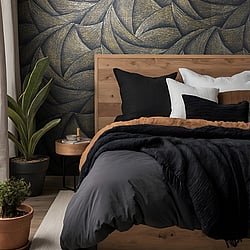 Galerie Wallcoverings Product Code: 35506 - Odyssey Wallpaper Collection Galerie Wallcoverings Product Code 35506 - Odyssey Wallpaper Collection - Black Gold Colours - Graphic Design
