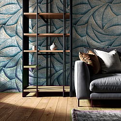 Galerie Wallcoverings Product Code: 35507 - Odyssey Wallpaper Collection Galerie Wallcoverings Product Code 35507 - Odyssey Wallpaper Collection - Blue silver Colours - Graphic Design