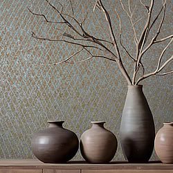 Galerie Wallcoverings Product Code: 35539 - Odyssey Wallpaper Collection Galerie Wallcoverings Product Code 35539 - Odyssey Wallpaper Collection - Brown Blue Colours - Graphic Design