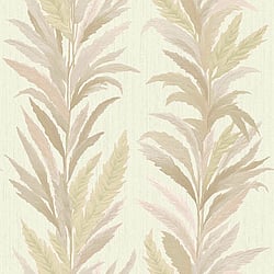 Galerie Wallcoverings Product Code 35900 - Ornamenta Wallpaper Collection - Beige Rose Gold Colours - Leaf Flourish Design