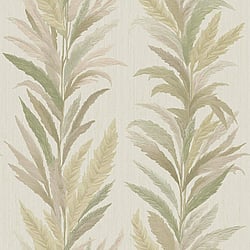Galerie Wallcoverings Product Code 35907 - Ornamenta Wallpaper Collection - Beige Green Colours - Leaf Flourish Design