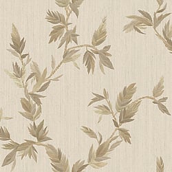 Galerie Wallcoverings Product Code 35914 - Ornamenta Wallpaper Collection - Beige Brown Colours - Thin Leaf Design