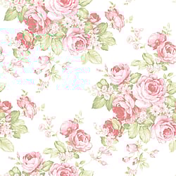 Galerie Wallcoverings Product Code AB27612 - Abby Rose 3 Wallpaper Collection - Pink Green Colours - Grand Floral Design