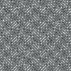 Galerie Wallcoverings Product Code: G45174 - Steampunk Wallpaper Collection Galerie Wallcoverings Product Code G45174 - Steampunk Wallpaper Collection - Silver Grey Colours - Diamond Plate Design