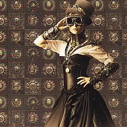 Galerie Wallcoverings Product Code: G56227 - Steampunk Wallpaper Collection Galerie Wallcoverings Product Code G56227 - Steampunk Wallpaper Collection - Bronze Brown Colours - Industrial Tiles Design