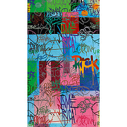 Galerie Wallcoverings Product Code WH45193M - Welcome Home Murals Wallpaper Collection - Multi-coloured Colours - Graffiti Vibes Design
