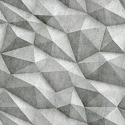 Galerie Wallcoverings Product Code WH45212M - Welcome Home Murals Wallpaper Collection - Grey, White Colours - Folded Concrete Design