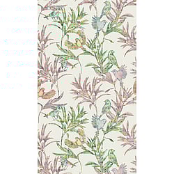 Galerie Wallcoverings Product Code WH45245M - Welcome Home Murals Wallpaper Collection - Multi-coloured, Cream, Pink Colours - Botanical Birdsong Design