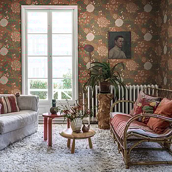 Galerie Wallcoverings Product Code 14004 - Ekbacka Wallpaper Collection - Terracotta Colours -  