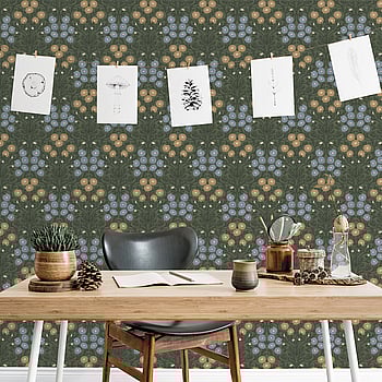 Galerie Wallcoverings Product Code 14019 - Ekbacka Wallpaper Collection - Green Colours -  