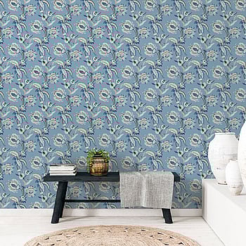 Galerie Wallcoverings Product Code 18553 - Into The Wild Wallpaper Collection - Blue Colours -  