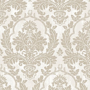 Galerie Wallcoverings Product Code 25712 - Cottage Chic Wallpaper Collection - Cream Brown Colours -  