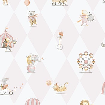 Galerie Wallcoverings Product Code 282-1 - Bambino Wallpaper Collection - Pink Colours -  