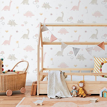 Galerie Wallcoverings Product Code 283-1 - Bambino Wallpaper Collection - Pink Colours -  