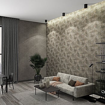 Galerie Wallcoverings Product Code 32821 - Perfecto 2 Wallpaper Collection - Grey Brown Black Colours -  