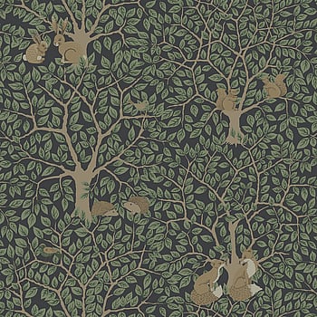 Galerie Wallcoverings Product Code 44115 - Apelviken 2 Wallpaper Collection - Black Green Colours -  