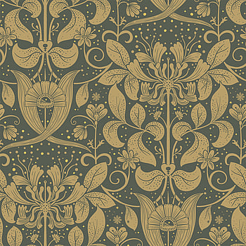 Galerie Wallcoverings Product Code 83125 - Hjarterum Wallpaper Collection - Dark green Colours -  