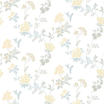Galerie Wallcoverings Product Code AF37733 - Abby Rose 4 Wallpaper Collection - Yellow Turquoise Colours -  