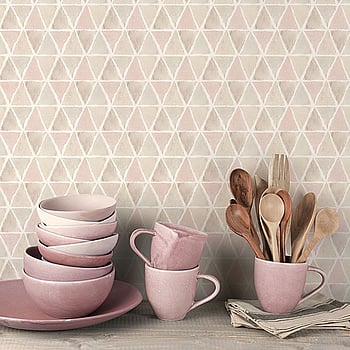 Galerie Wallcoverings Product Code CK36636 - Kitchen Style 3 Wallpaper Collection - Pink Grey Beige Colours -  