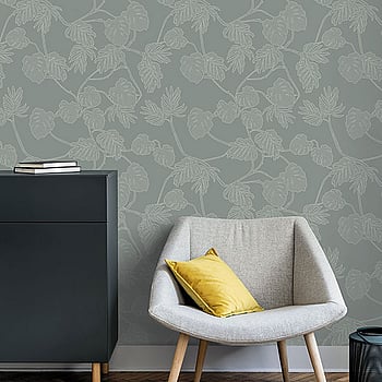 Galerie Wallcoverings Product Code ED13079 - Ted Baker Eden Wallpaper Collection - Blue White Colours -  