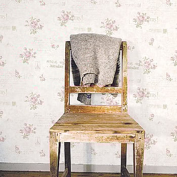 Galerie Wallcoverings Product Code G45085 - Vintage Rose Wallpaper Collection - Pink Cream Colours -  