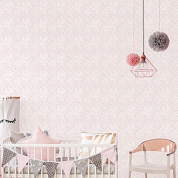 Galerie Wallcoverings Product Code G45300 - Vintage Roses Wallpaper Collection - Pink White Colours -  