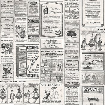 Galerie Wallcoverings Product Code G56142 - Nostalgie Wallpaper Collection - Black Colours -  