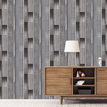 Galerie Wallcoverings Product Code G56571 - Texstyle Wallpaper Collection - Black Greys Colours -  