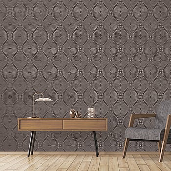 Galerie Wallcoverings Product Code G67725 - Special Fx Wallpaper Collection - Brown Silver Colours -  