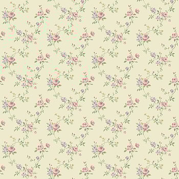 Galerie Wallcoverings Product Code G67895 - Miniatures 2 Wallpaper Collection - Pink Cream Green Purple Colours -  