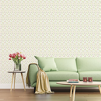 Galerie Wallcoverings Product Code G67936 - Miniatures 2 Wallpaper Collection - Red Yellow Green White Colours -  