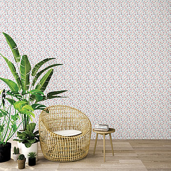 Galerie Wallcoverings Product Code G68715 - Miniatures 3 Wallpaper Collection - Navy,Red,Taupe Colours -  