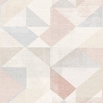 Galerie Wallcoverings Product Code GX37656 - Geometrix Wallpaper Collection - Blush Rose Beige Colours -  