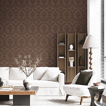 Galerie Wallcoverings Product Code IS33338 - Italian Silks And Damasks Wallpaper Collection - Red Colours -  