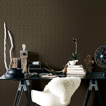 Galerie Wallcoverings Product Code L-BD2007 - Boutique Wallpaper Collection - Bronze Brown Colours -  