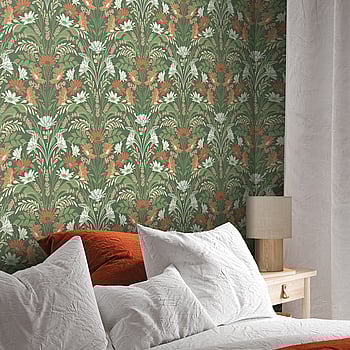 Galerie Wallcoverings Product Code S24117 - Sommarang 2 Wallpaper Collection - Green Colours -  